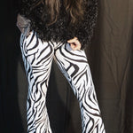 Load image into Gallery viewer, Zebra Print Flare Pants

