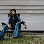 Load image into Gallery viewer, Corduroy Turqouise Flare Pants
