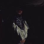 Load image into Gallery viewer, Bleached Bandana Wild Rag with Fringe - Lisa Lassi
