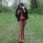 Load image into Gallery viewer, Multicolor Snake Print Flare Pants
