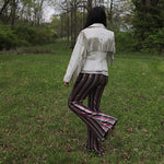 Load image into Gallery viewer, Striped Sequin Flares
