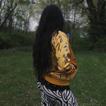 Load image into Gallery viewer, Pinup Cowgirl Bomber Jacket
