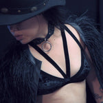 Load image into Gallery viewer, Black Velvet Bralette - Lisa Lassi
