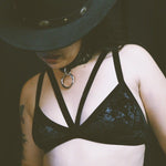 Load image into Gallery viewer, Black Velvet Bralette - Lisa Lassi
