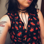 Load image into Gallery viewer, Leather Wrap Choker Necklace - Lisa Lassi
