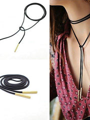 Load image into Gallery viewer, Leather Wrap Choker Necklace - Lisa Lassi
