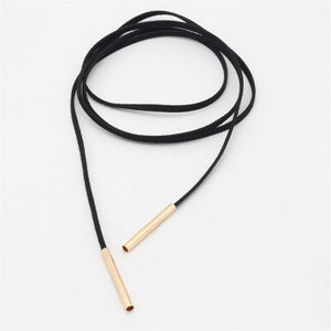 Leather Wrap Choker Necklace - Lisa Lassi