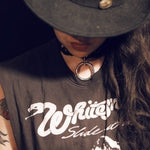 Load image into Gallery viewer, Leather O-Ring Intricate Cut Choker - Lisa Lassi
