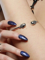 Load image into Gallery viewer, Chrome Skull Bracelet - Lisa Lassi
