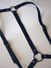 Load image into Gallery viewer, Leather Waist Belt With Straps - Lisa Lassi
